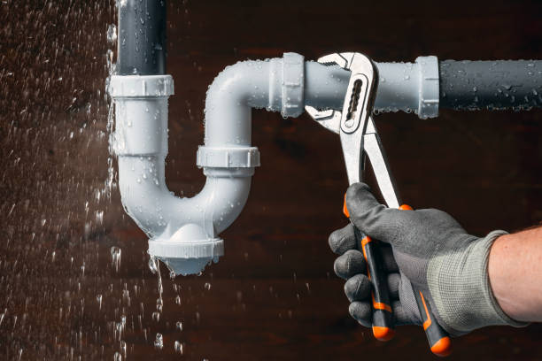 Professional Sewer Line Repair technician working in Woodside, DE